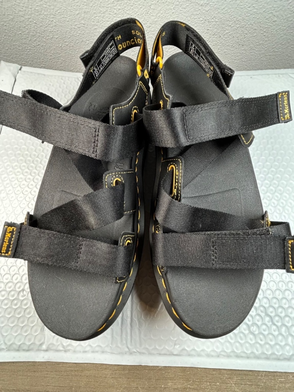 Dr. Marten's Logo Webbing Kimber Platform Strappy Sandal US 11 UK 9 EU 43